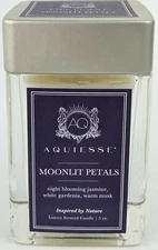 Aquiesse Moonlit Petals 5oz. Luxury Jar Candle