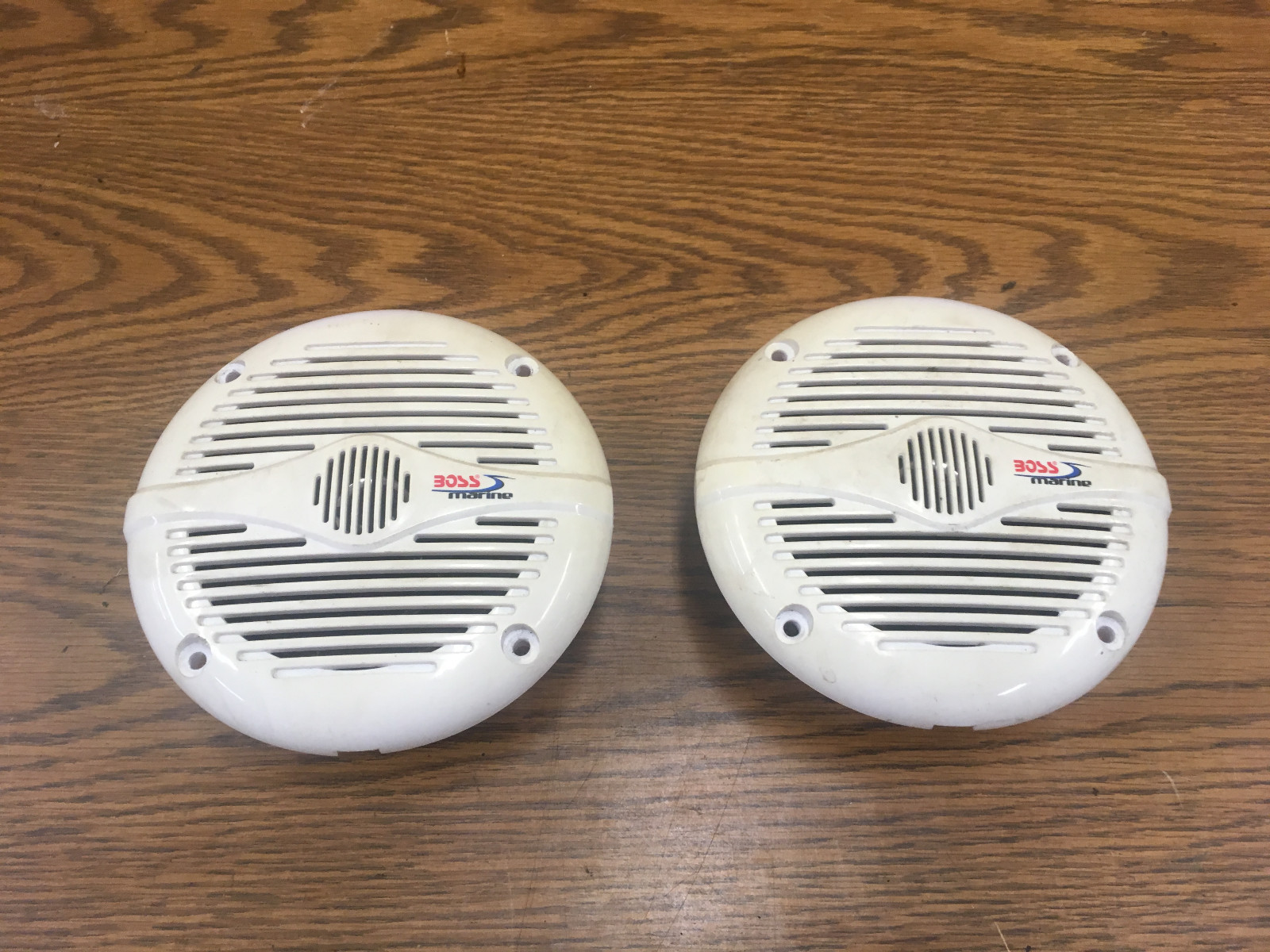 Lot of 2 BOSS Marine Speakers MR50W 4 Ohms 150 Watt eBay