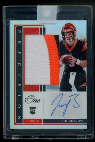 2020 Joe Burrow Panini One Precision Rookie Patch Autograph /35 - Panini Sealed