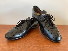Chaussures Cyclistes Vintage Cuir (T42) OLYMPIA 1960/70's Leather Cycling Shoes