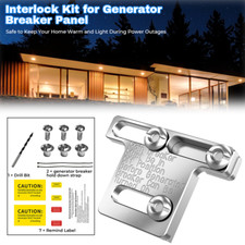 Generator Interlock Kit for Eaton/Cutler Hammer BR Series 100 Amp Panel Aluminum