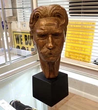 Albert Schweitzer Bust, Leo Cherne, 1955, Mid-century Modern-14 inches