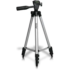 50" Vivitar VIV-VPT-1250 Camera Video Tripod with Bubble Level and Carrying Case