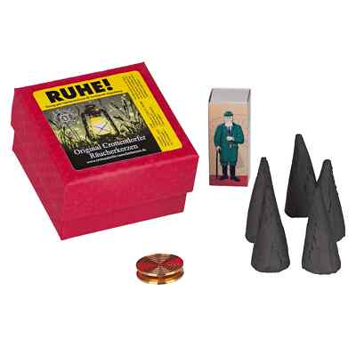 Original Crottendorfer Geschenkbox RUHE! Räucherkerzen gegen Mücken
