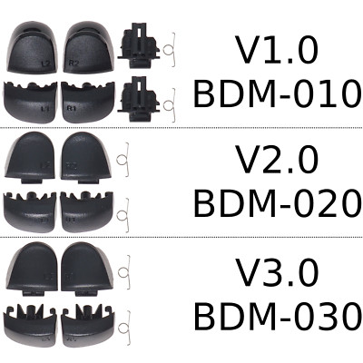 Controller Tasten Set Playstation 5 PS5 Button L1 L2 R1 R2 + Federn V1 V2 V3
