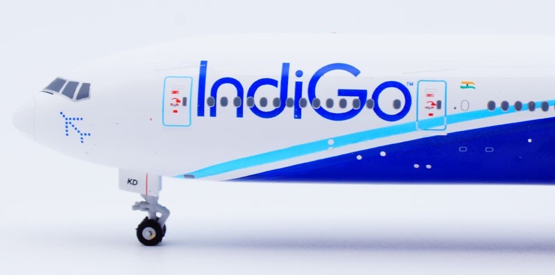 1:400 JC Wings IndiGo Airlines Boeing B777-300ER Diecast