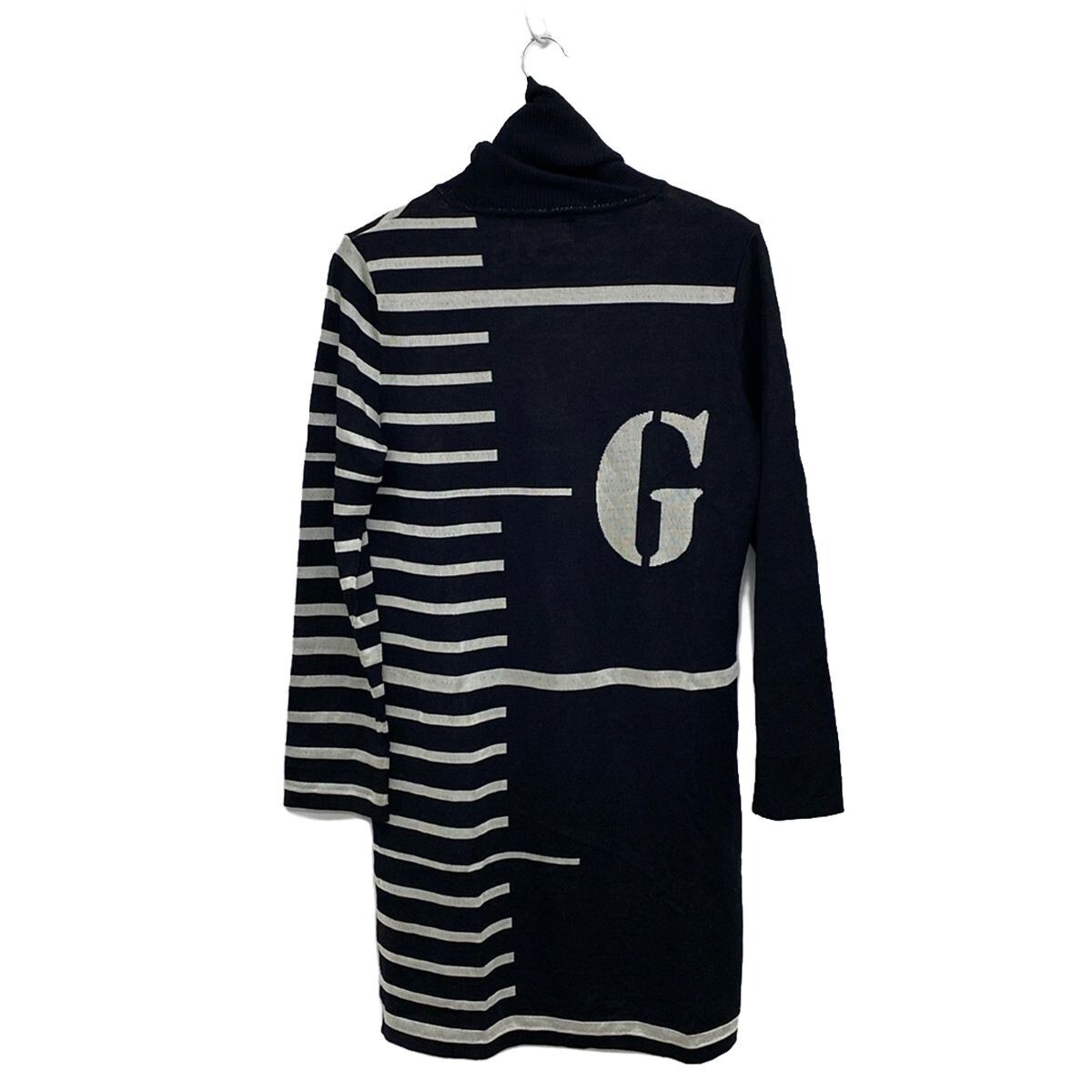 Jean Paul Gaultier SEPT PREMIÈRES knit dress Black White size-38
