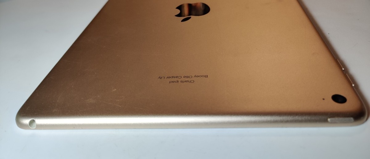 Apple iPad Air 2 A1566 64GB Wi-Fi 9.7 Gold Working Well #800B