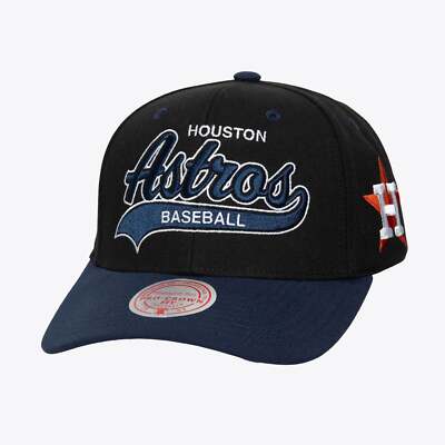 MENS MITCHELL & NESS MLB TAILSWEEP 2.0 PRO SNAPBACK ASTROS - BLACK