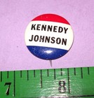 John F. Kennedy Political Button Lot of 4 - JFK Presidential Buttons — photo 5