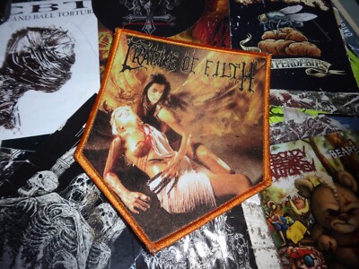 Cradle of Filth  Patch Shape Shield Black Metal Enthroned *
