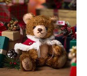 STEIFF LITTLE SANTA TEDDY BEAR 2018 CHRISTMAS LIMITED JAPAN 1500 678646 MOHAIR | eBay