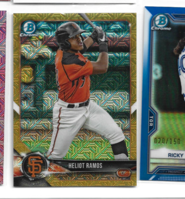 Heliot Ramos   2018 Bowman Chrome Mojo     49/50