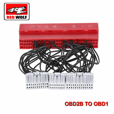 OBD2B to OBD1 ECU Conversion Jumper Harness Adapter For Honda Civic 1999 2000