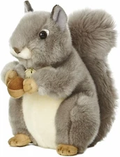Aurora Miyoni Grey Squirrel 8" 26172 Plush Stuffed Animal Toy
