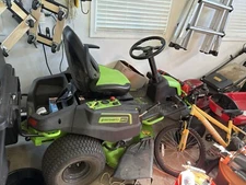 Greenworks Pro 42 Inch Rider Lawn Mower, All Electric..