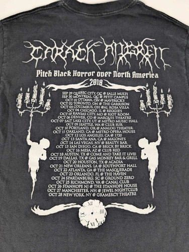 Carach Angren Dance and Laugh Amongst the Rotten 2018 North American Tour Shirt - Picture 2 of 14