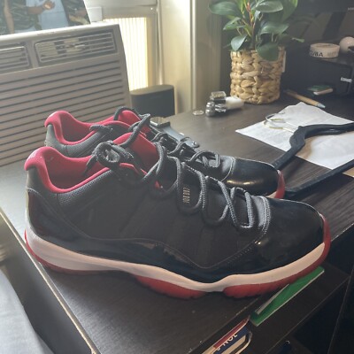 Jordan Bred 11s. Size 14. Worn once. No box The Air Jordan 11 “Bred” through the years main image 3