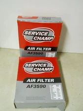 x2 Service Champ Automotive Air Filter AF3590 Replaces FRAM CA3916