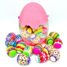 Easter Eggs with Toys Inside   18-Pcs Prefilled Easter Eggs with Animal Toys