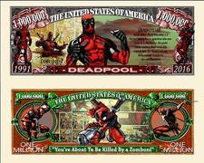 OUR DEADPOOL DOLLAR BILL (2 Bills)