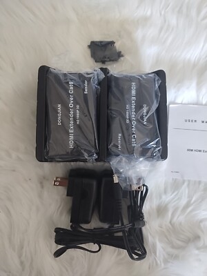  DONGJIAN 1080P HDMI Extender over cat6 Brand New 
