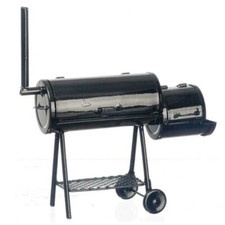 Maison De Poupée Deluxe Barbecue Fumoir Gril Miniature 1:12 Mobilier De Jardin