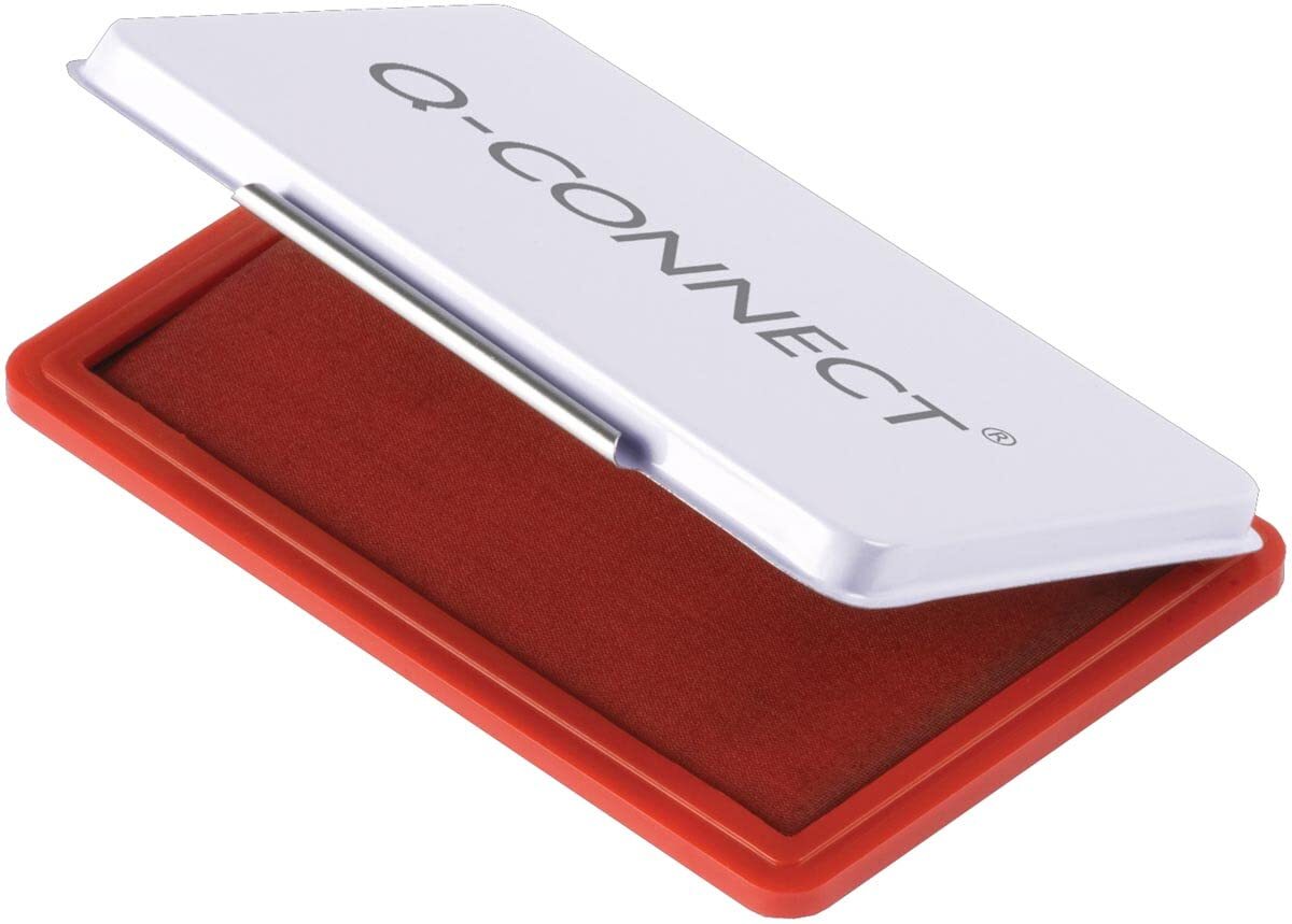 Q-Connect Medium Stamp Pad Red