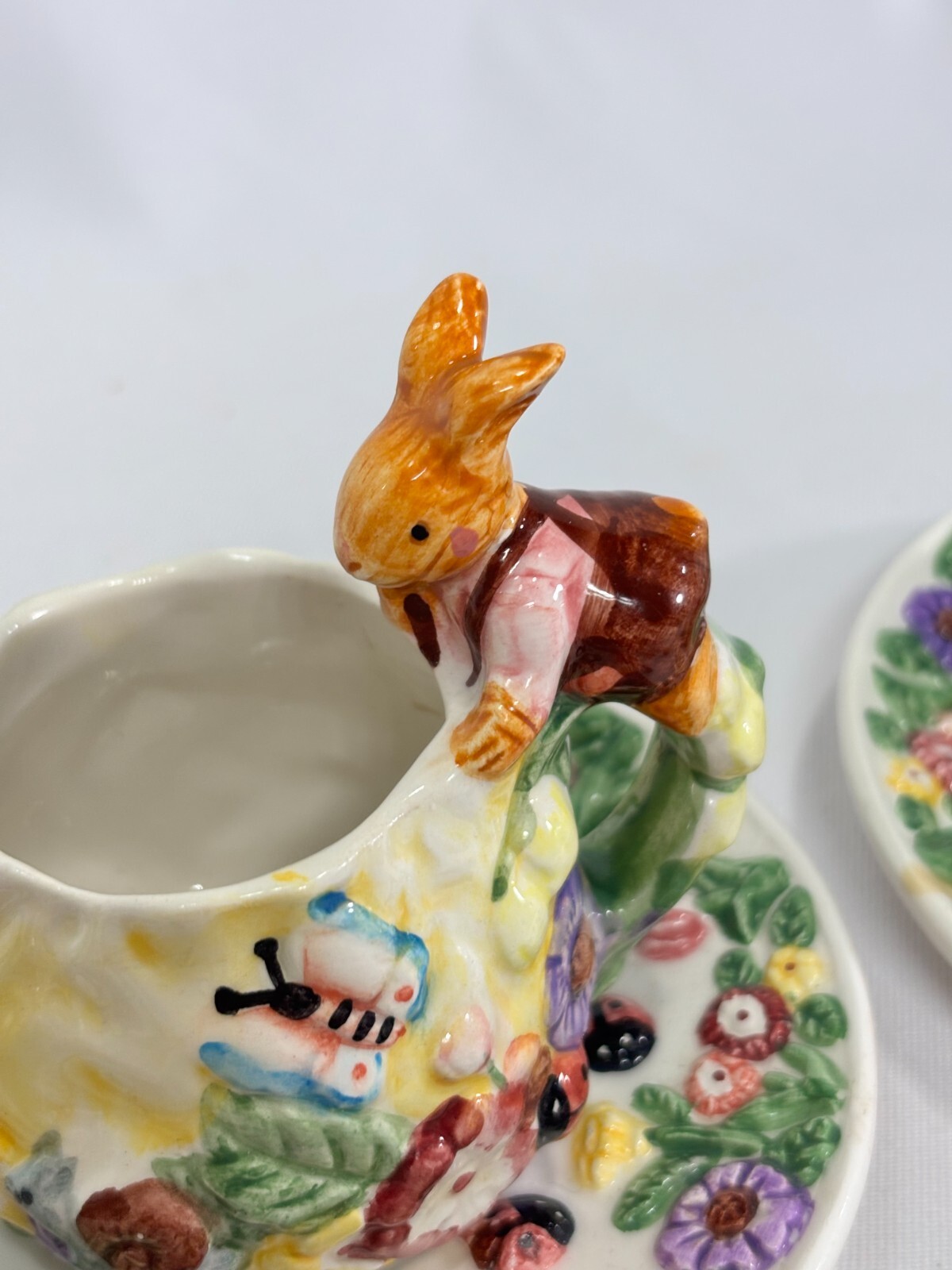 12-Piece Bunny Rabbit Garden Party Tea Set Easter Merc Asia 1999 | eBay