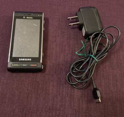 Samsung Memoir SGH-T929 - Black (T-Mobile) GSM CAMERA Cell Phone