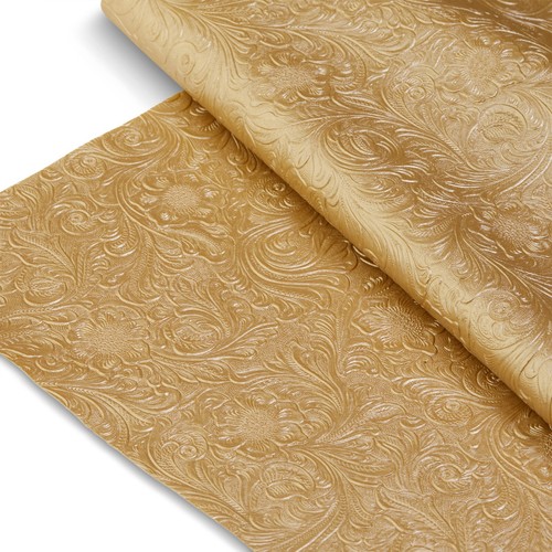 Tooled Faux Leather Western Embossed Vinyl - Fabric By The Yard - Picture 6 of 53