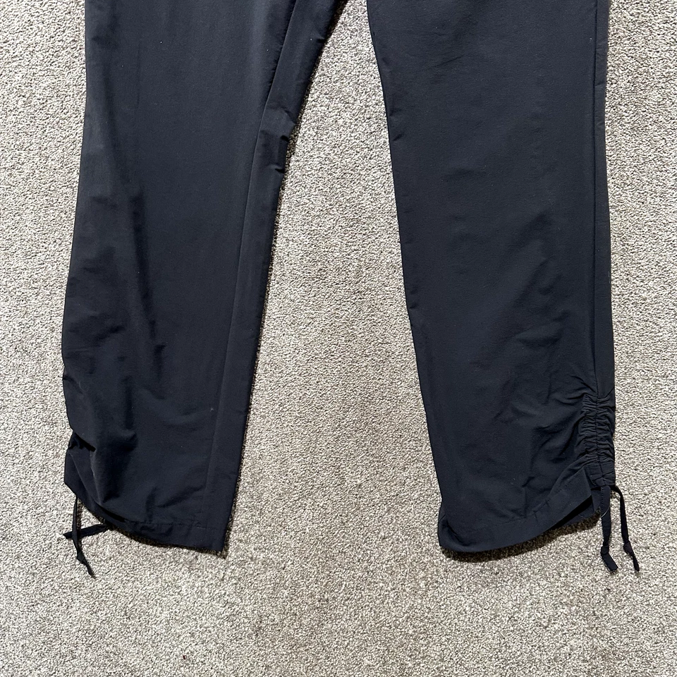 Cabela's Hiking Pants Women 8 Black Mid Rise Straight Leg Lightweight Nylon - Image 4 of 4