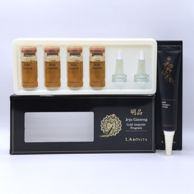Labonita Jeju Ginseng Gold Ampoule + Cream Anti Wrinkle Moisturizer K-Beauty