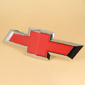 Red Front Grille Logo Bowtie Replace Emblem For 19 21 Chevy Silverado 1500 Ebay