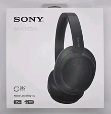 Sony WH-CH720N Wireless Over-Ear Headphones - Black - Open Box
