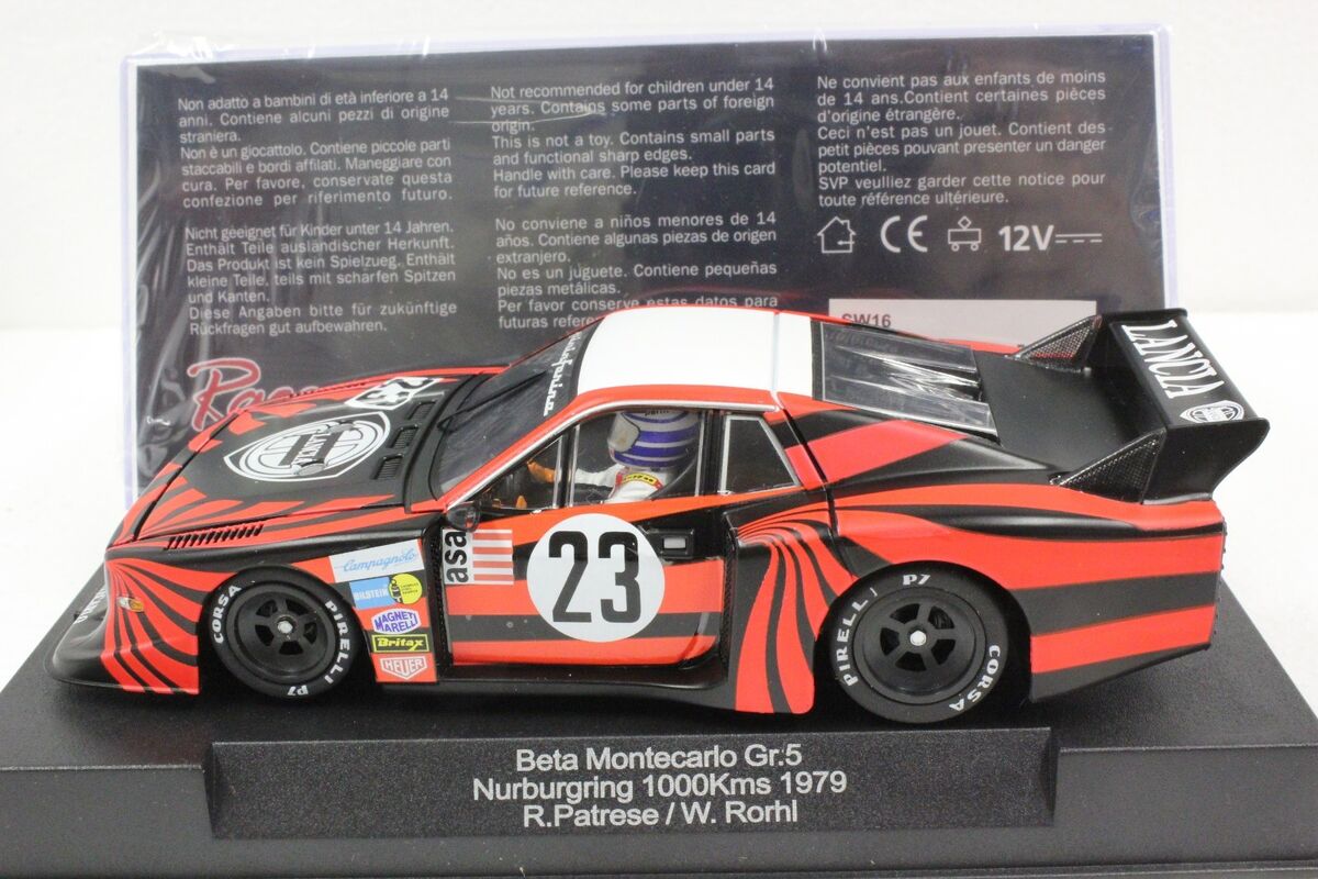 LANCIA BETA MONTECARLOスロットカー1/32 SIDEWAYS SW16 LANCIA BETA MONTECARLO GROUP 5 NURBURGRING NEW