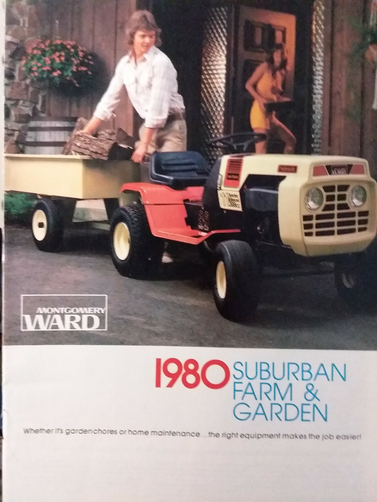 Montgomery Ward 1980 Suburban Lawn Farm MiniCatalog COLOR Garden