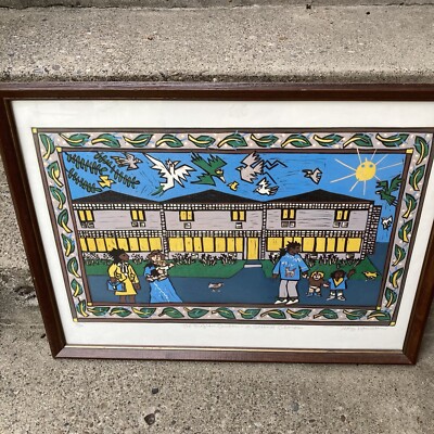 Mary Hamilton Signed Numbered Print The Program Center A Second Chance 18/50 Art