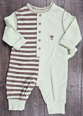 Baby Boy Clothes New Kushies Newborn Up to 8lbs Green & Brown Outfit