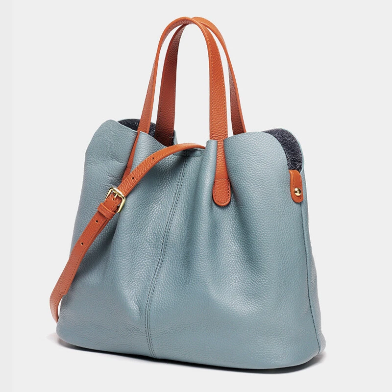 Tote Bag Shoulder Handbag Leather Women Large Crossbody Strap Travel Shopping