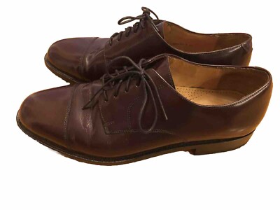 Mens Cole Haan Cap Toe Oxfords In Burgundy Leather Size 10.5 D EUC Cole Haan Burgundy Cap Toe Oxfords Mens 11.5 D | eBay main image 3
