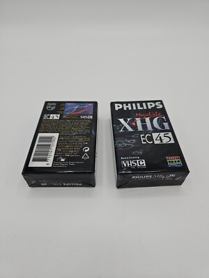 VHSC 45 min VIDEO CASSETTE EXCELLENT QUALITY - PHILIPS MEGALIFE XHG EC 45