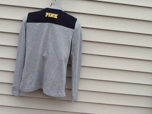Victoria's Secret Pittsburgh Pirates 1/4 zip jacket sweatshirt top sz XS - Picture 5 of 10