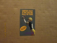 NFL Green Bay Packers Vintage 1992 Hall Of Fame Football Pocket Schedule
