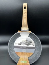 Natural Elements Woodstone Nonstick Fry Skillet 9.5" Kitchen Cookware Heavy Duty