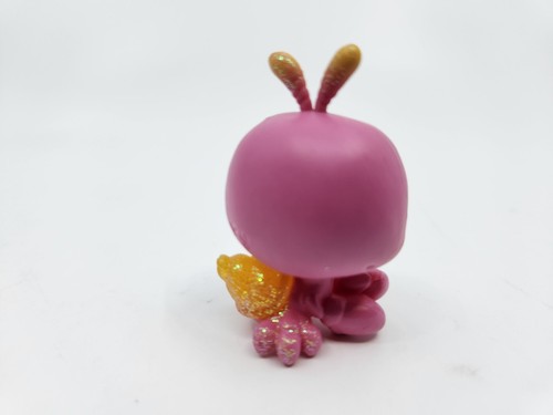 Littlest Pet Shop LPS #1-69 Sunny Hidden Crab Hermit Pink Yellow Yellow Glitter - Picture 3 of 7