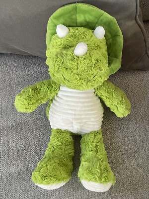 Spark Create Imagine Triceratops Dinosaur Plush Cuddle Animal Rattle Crinkle Toy