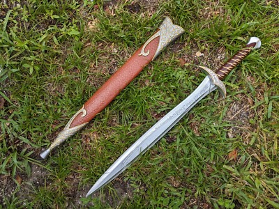 Polyurethane foam Lord Of The Rings Sting Short Sword And Plastic