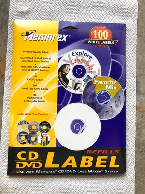 memorex cd label refills 120 memorex cd label refills 120