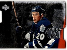 Mike Johnson 1997-98 Black Diamond Premium Cut Quad #PC27 Toronto Maple Leafs